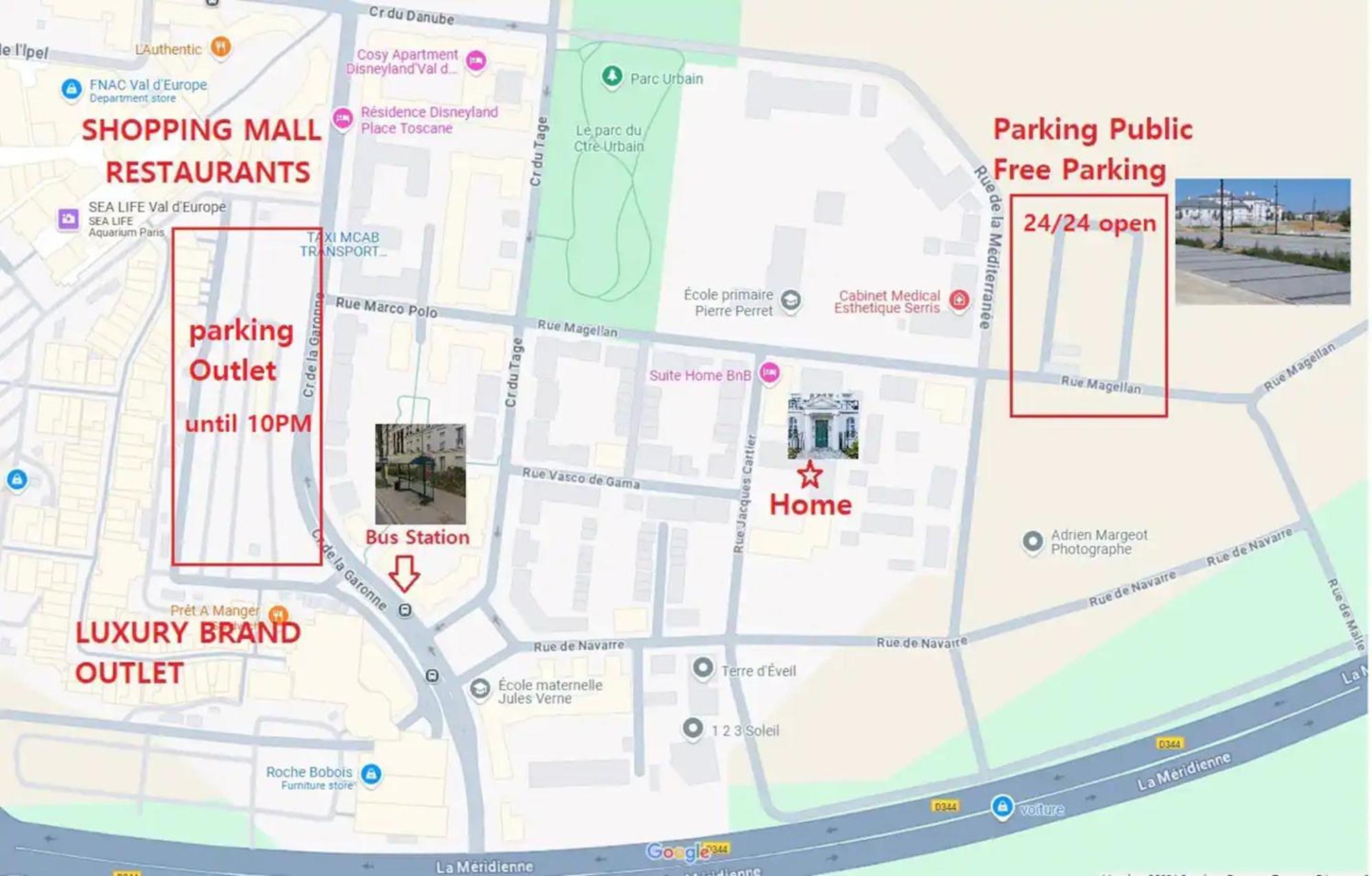 Le Cartier Appt F3, 7Mn Disneyland, Parking,Terrace سيري المظهر الخارجي الصورة